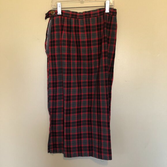 Vintage 1940s 1950s Marie Phillips Plaid Dress Set Jacket & Skirt Trad Wife - Picture 6 of 6